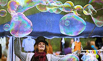 Spettacolo Magic Bubble